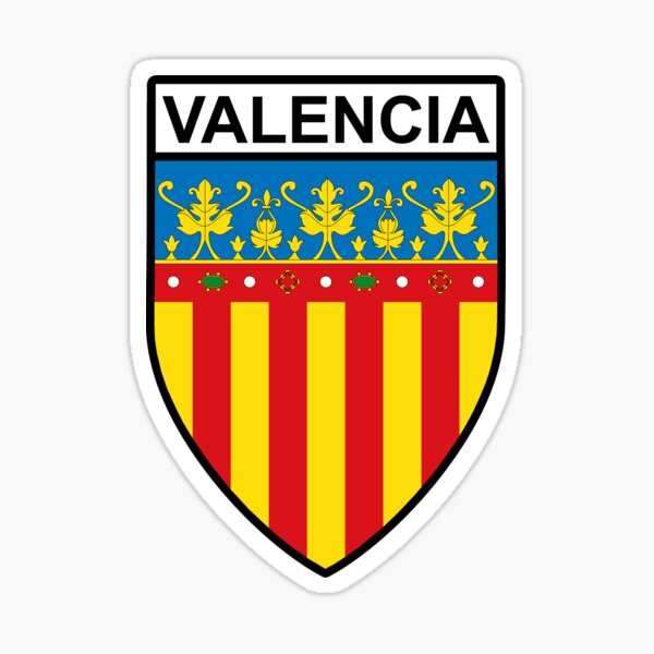 Regalos, máscaras, pegatinas y productos de la bandera de Valencia (GF) Pegatina