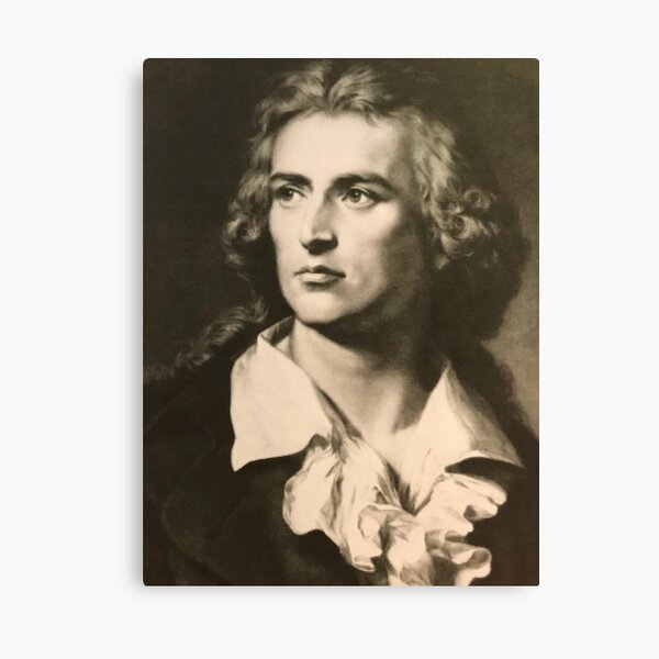 Nice portrait of Friedrich Schiller Canvas Print