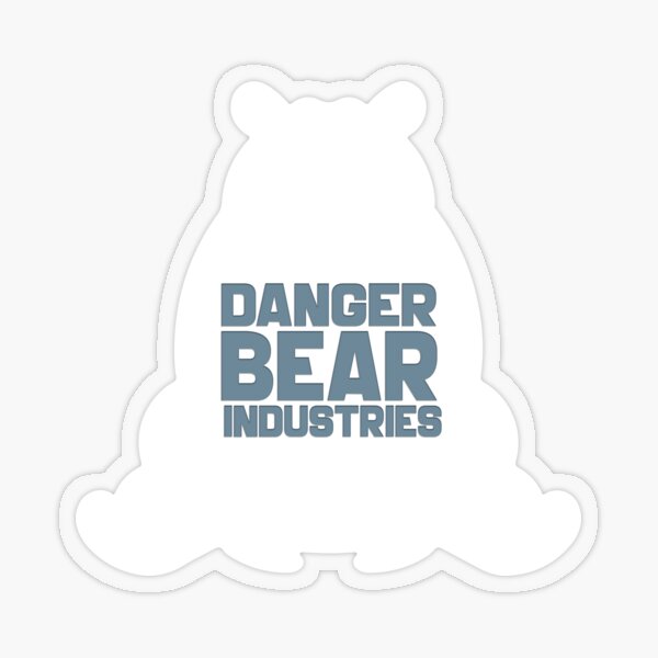 Polar Bear from Danger Bear Industries Transparent Sticker