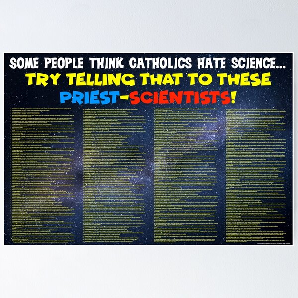 Catholic Priest Scientists Poster