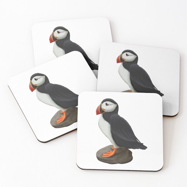 Item preview, Puffin On Rock Digital Painting designed and sold by troyanthonyart.