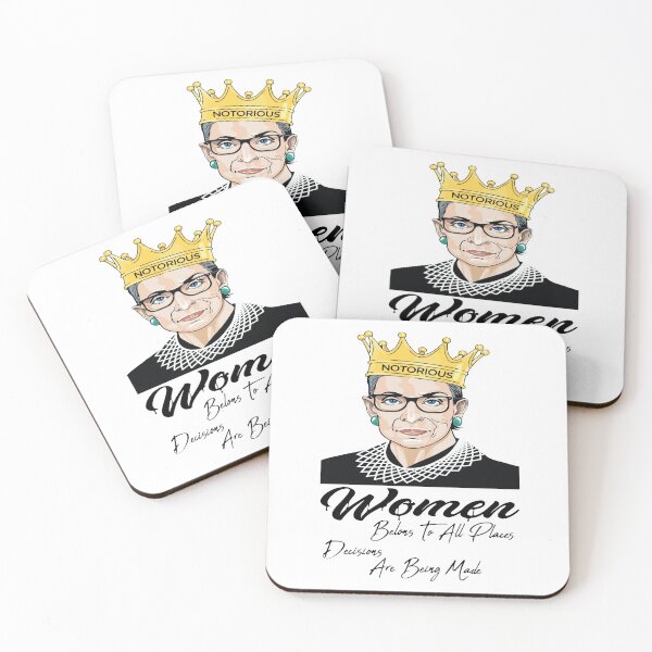 Item preview, RBG Feminist Notorious Women Belong in All Places Where Decisions Are Being Made designed and sold by Tatus Brinal.