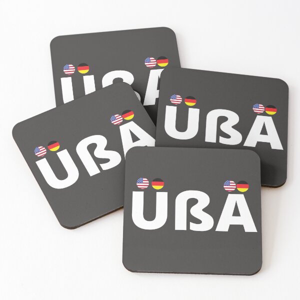 Item preview, Funny Germany Deutschland USA Umlaut Flags designed and sold by Time4German.