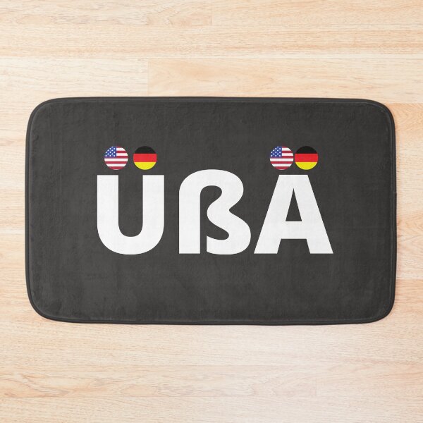 Item preview, Funny Germany Deutschland USA Umlaut Flags designed and sold by Time4German.