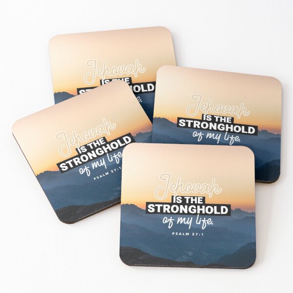 Item preview, Jehovah is the stronghold of my life bible quote designed and sold by The Cactus Project Gift Shop.