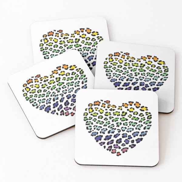 Item preview, Leopard Heart Rainbow designed and sold by paivihollander.