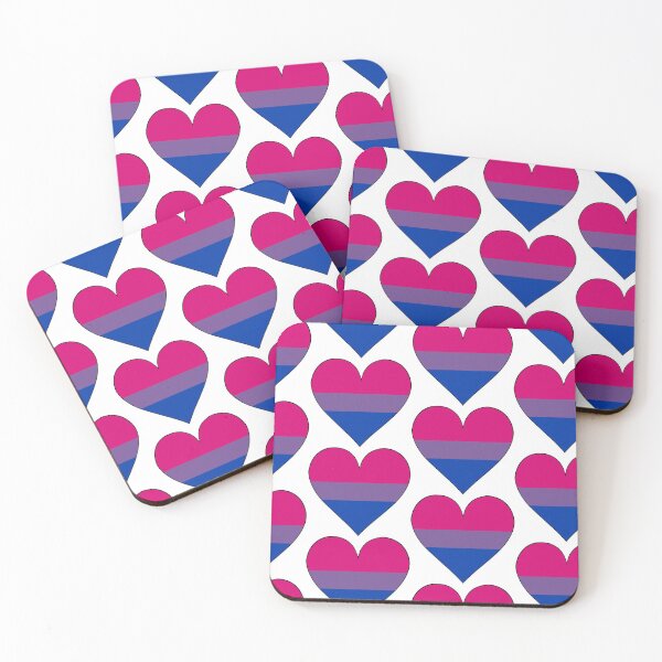 Item preview, Bi Flag Heart designed and sold by L'lndicibIe.