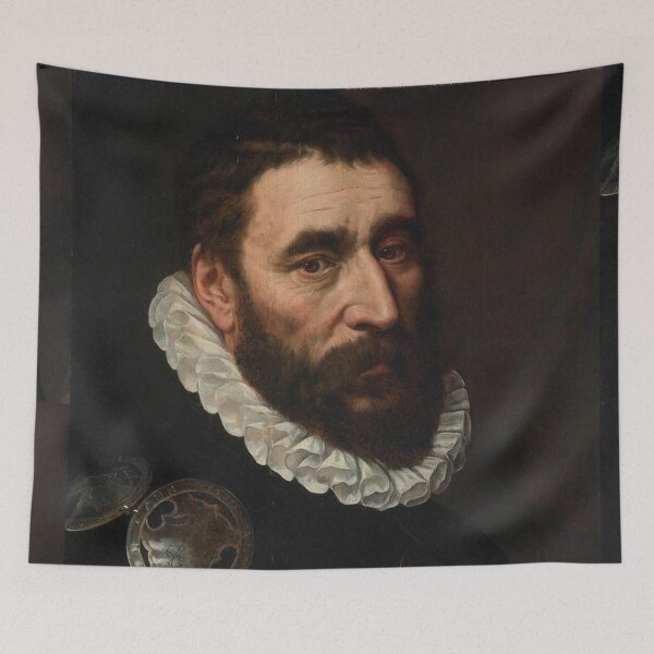 Item preview, Vintage Royal in Ruff collar oil painting art  designed and sold by Vintage Designs +.