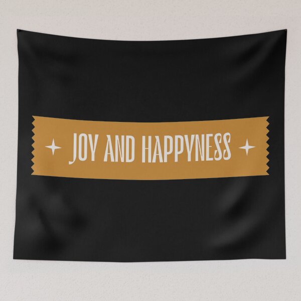 Item preview, Copy of joy and happiness [black] designed and sold by fudgecream.