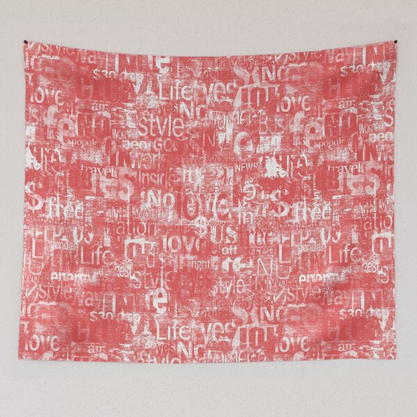 Item preview, Abstract grunge urban geometric chaotic collage with words and letters designed and sold by olgersart.