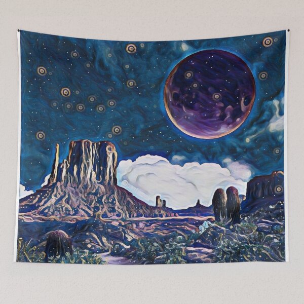 Item preview, Magical moon night scenery  designed and sold by polymathicbeast.