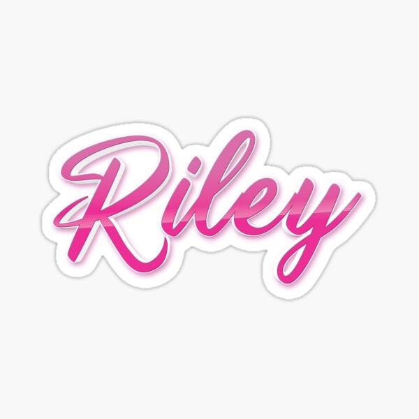 Riley  Sticker for Sale by badinboow