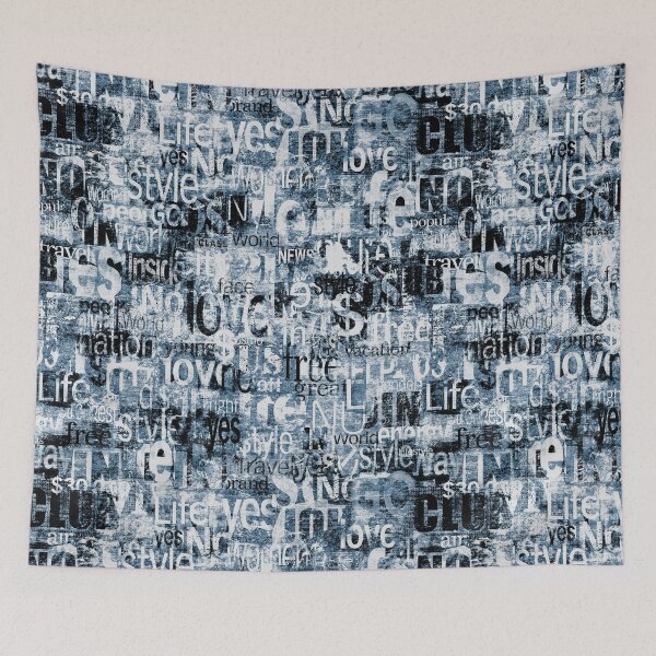 Item preview, Abstract grunge urban geometric chaotic collage with words and letters designed and sold by olgersart.