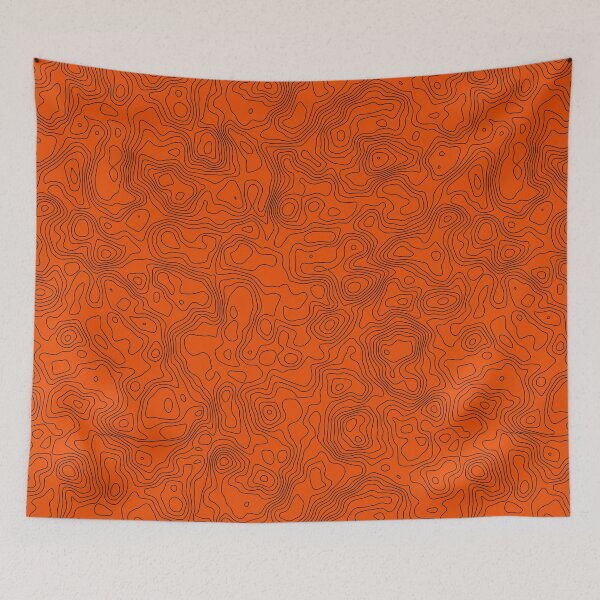 Item preview, Orange Topo Map designed and sold by hk2001.