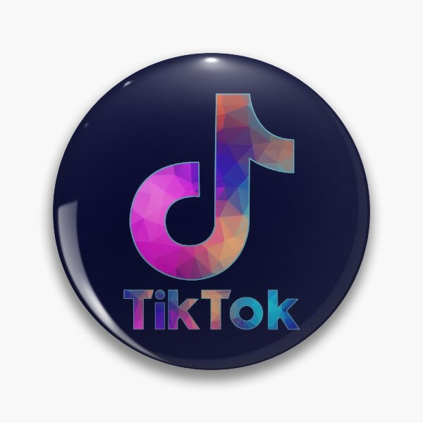 Tiktok Logo Symbol Fantasy Pin By Catartstore Redbubble