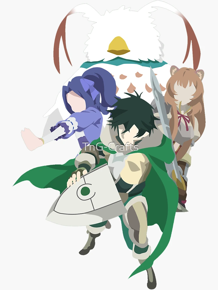 RSH3 D9 The Rising of the Shield Hero Tate no Yuusha no Nariagari Season 3  anime characters icons Cute Raccoon Baby Raphtalia Head vector gifts for  otaku October 2023 Sticker for Sale