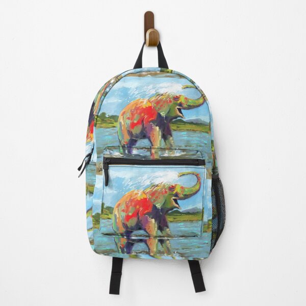Item preview, Happy Elephant Takes a shower designed and sold by ArtofSpeed.