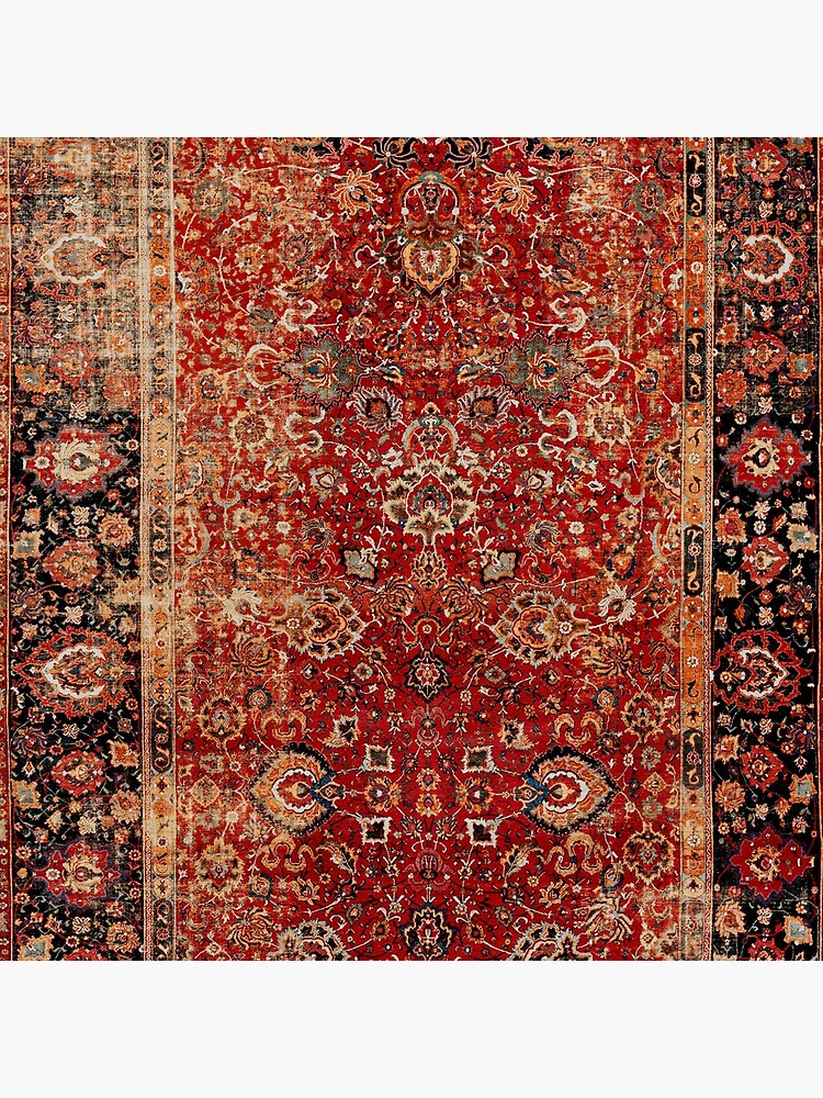 17th Century Afghanistan Rug Print by bragova