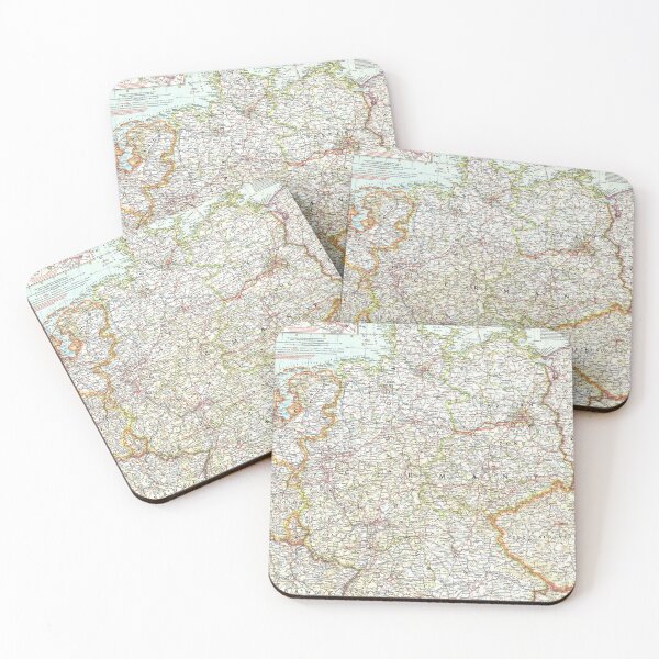 Item preview, Germany railway map 16k designed and sold by TemporaryArt.