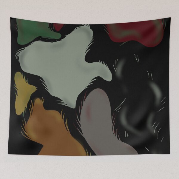Item preview,  Abstract Minimilast Blobs on Onyx designed and sold by Slydell1.