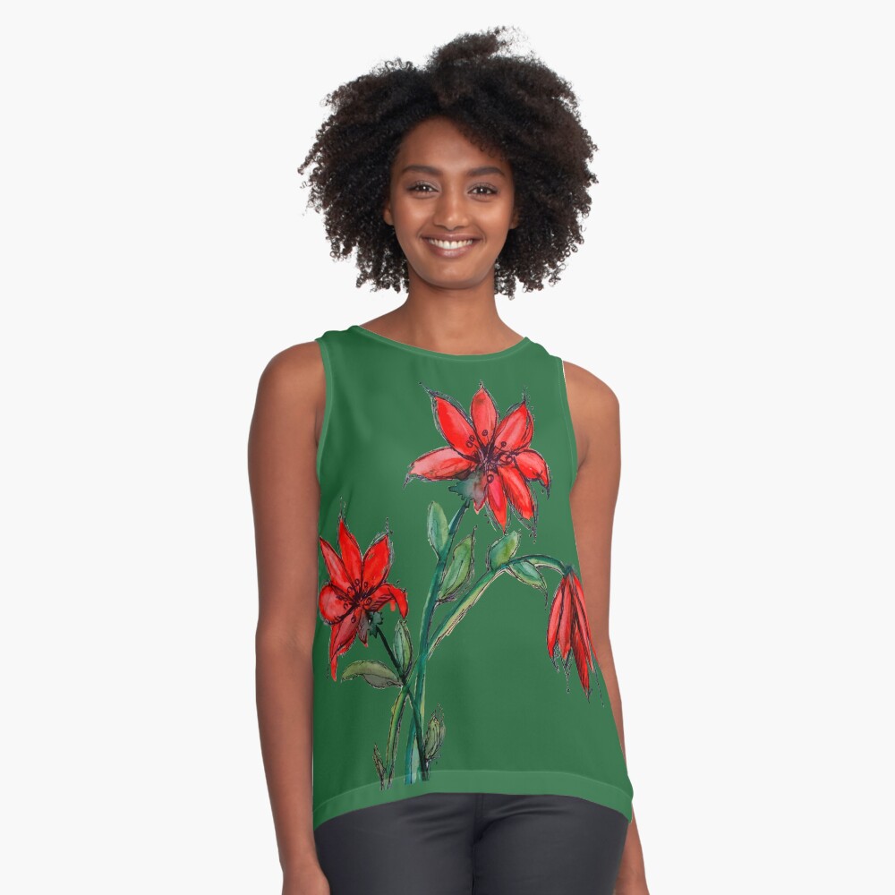 Item preview, Sleeveless Top designed and sold by HappigalArt.