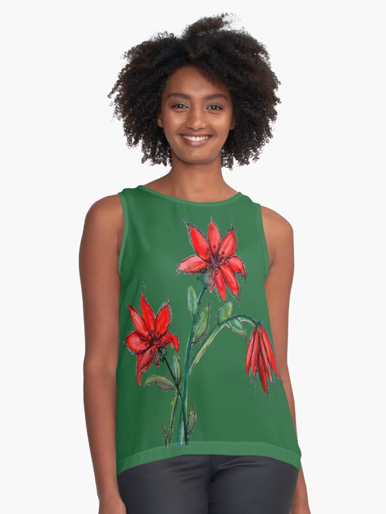Item preview, Sleeveless Top designed and sold by HappigalArt.