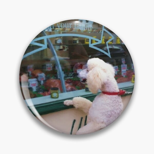 Item preview, Poodle at the butchers designed and sold by ThePoodleandCo.