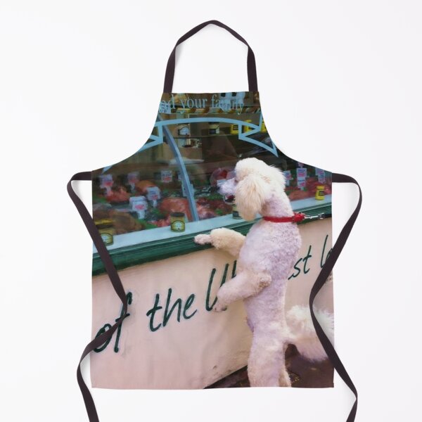 Item preview, Poodle at the butchers designed and sold by ThePoodleandCo.