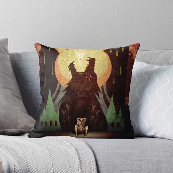 Slow Arrow Throw Pillow