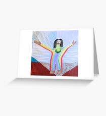 SpiritFlowers Series: Approaching Gifting Exchange Greeting Card