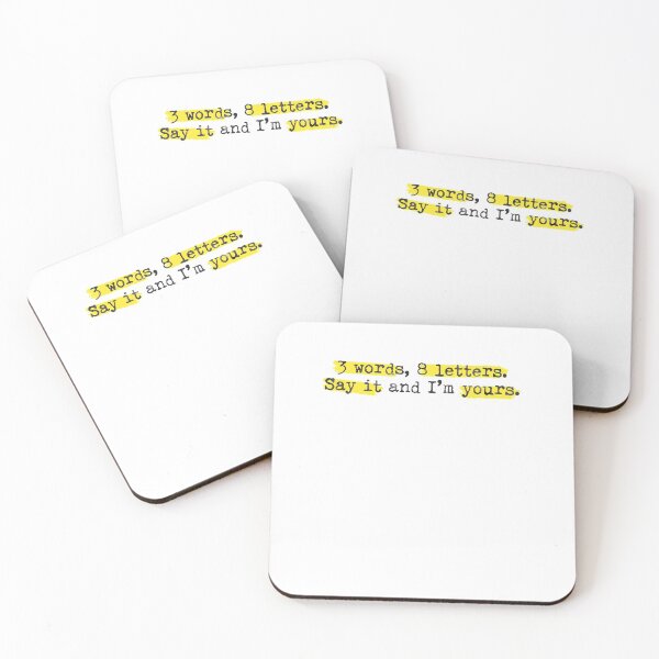 Item preview, 3 Words 8 Letters I Love You Cute Relationship designed and sold by sharedipmemes.