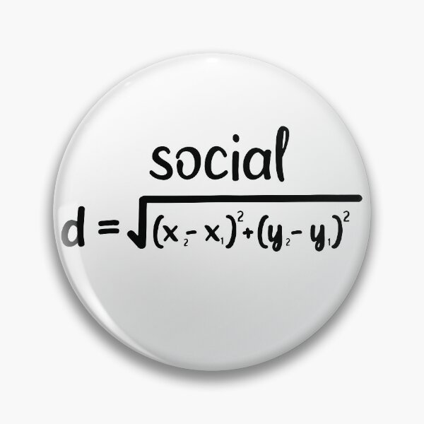 Item preview, MATH Social Distance Formula designed and sold by DorissReyes.