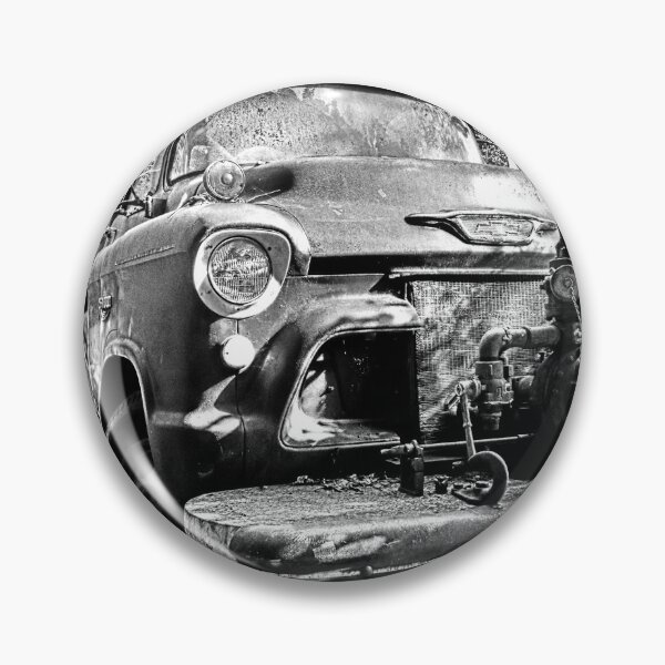 Item preview, Antique Fire Truck Black And White 2 designed and sold by LisaWootenPhoto.