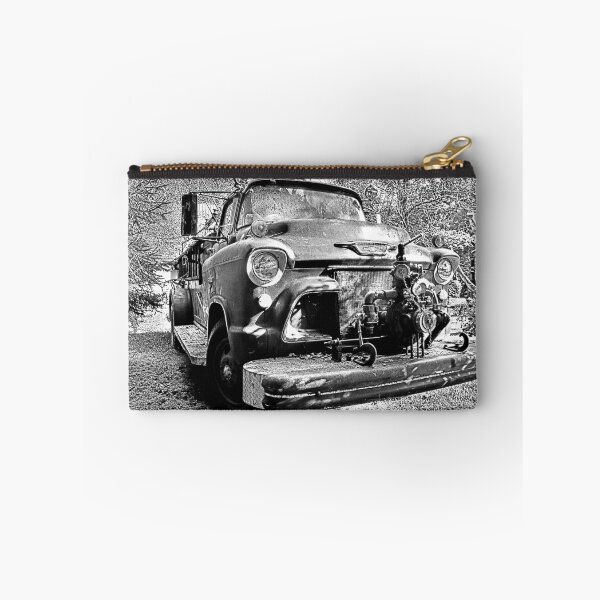 Item preview, Antique Fire Truck Black And White 2 designed and sold by LisaWootenPhoto.