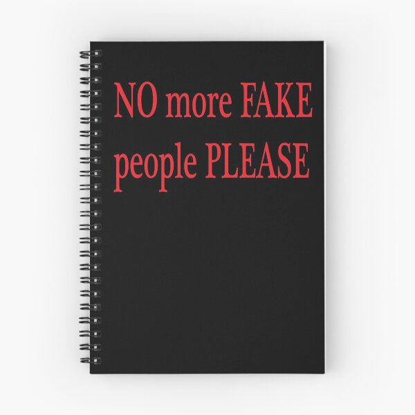 Item preview, No more Fake people Plz! designed and sold by youkittos4ever.