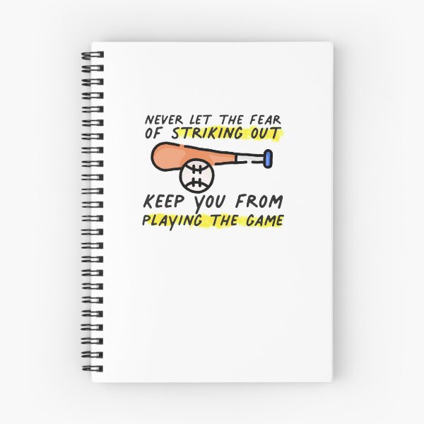 Item preview, Never Let The Fear Of Striking Out Motivate Inspire Sports designed and sold by sharedipmemes.