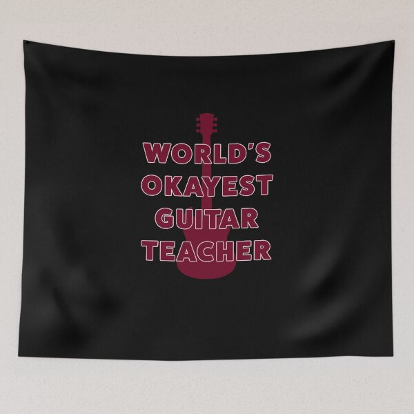 Item preview, World's Okayest Guitar Teacher designed and sold by Jamiecsmith1986.
