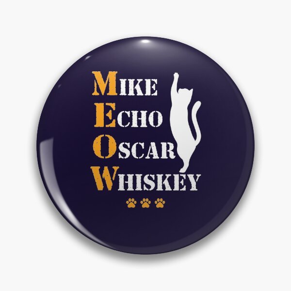 Item preview, Mike Echo Oscar Whiskey MEOW Cat Phonetic Alphabet designed and sold by jaygo.