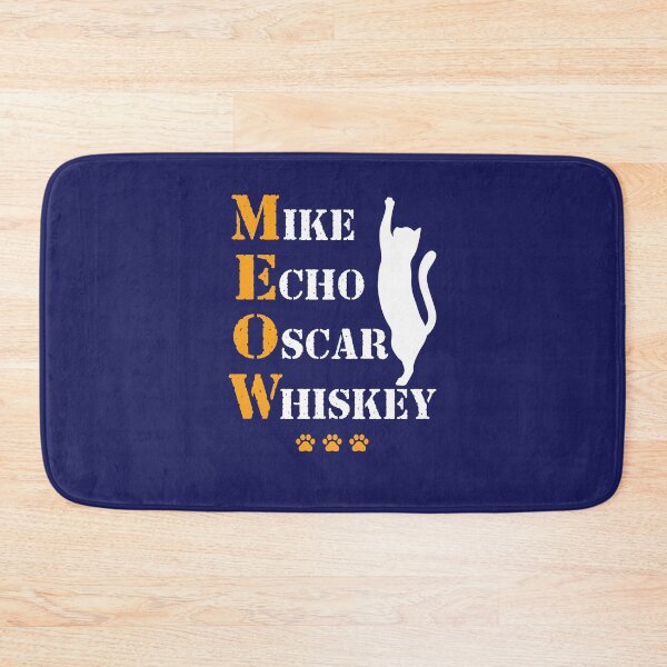 Item preview, Mike Echo Oscar Whiskey MEOW Cat Phonetic Alphabet designed and sold by jaygo.