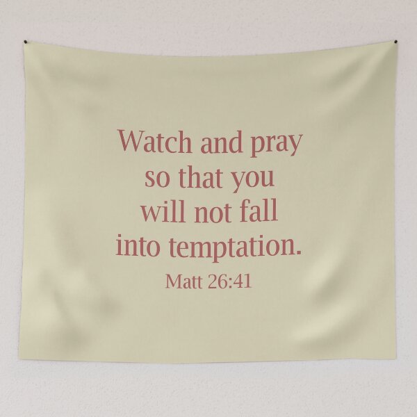 Item preview, Bible verse, Matt 26:41 designed and sold by EverLife.