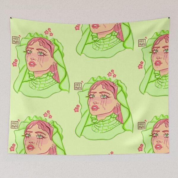 Item preview, Lady Green in the stars designed and sold by Alexie ArtWork.