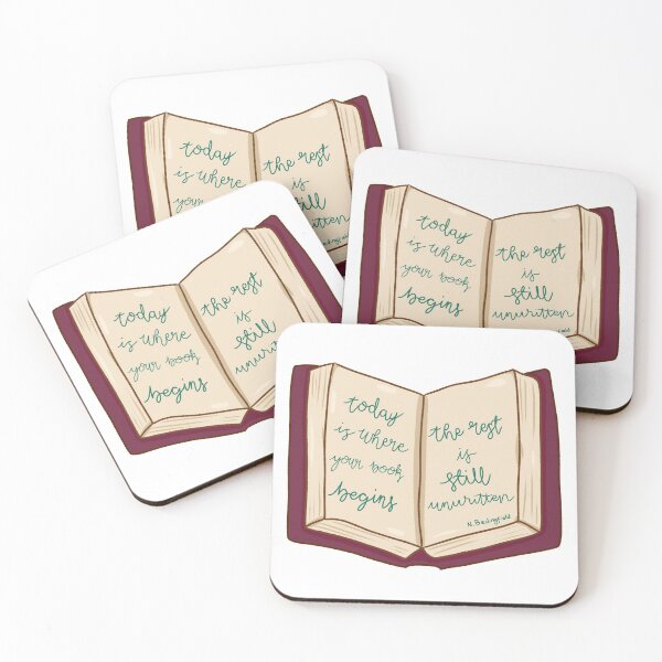 Item preview, Unwritten Song Lyrics Illustrated Quote designed and sold by Monsterful Reads.
