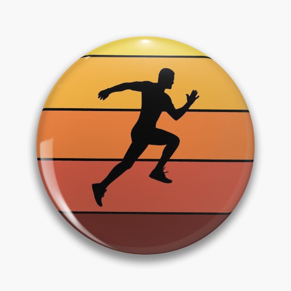 Item preview, Vintage Retro Sunset Running Runner Marathon Gift designed and sold by TastefulTees.