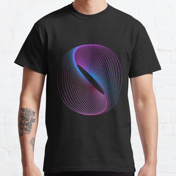 Neon Spiral Marble Classic T-Shirt