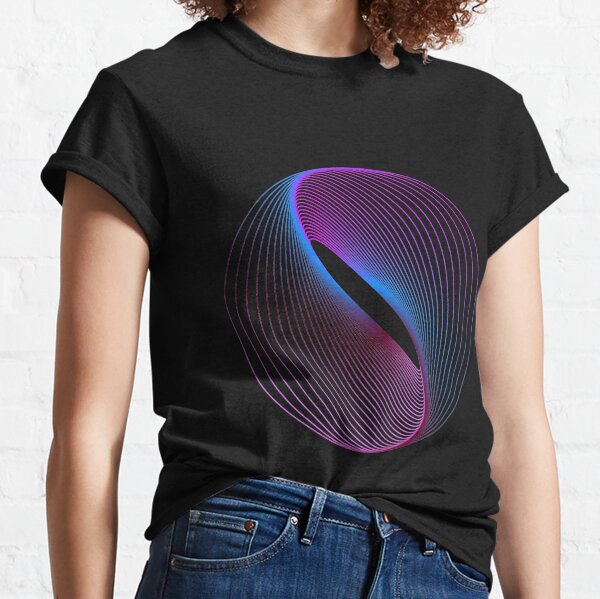 Neon Spiral Marble Classic T-Shirt