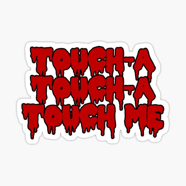 "rocky horror touch me" Sticker for Sale by silvervale Redbubble