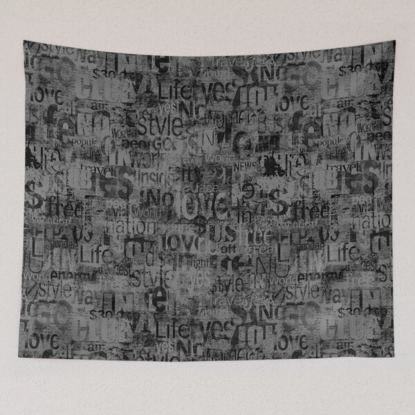 Item preview, Abstract grunge urban geometric chaotic collage with words and letters designed and sold by olgersart.