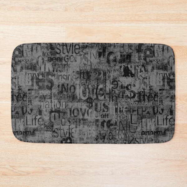 Item preview, Abstract grunge urban geometric chaotic collage with words and letters designed and sold by olgersart.