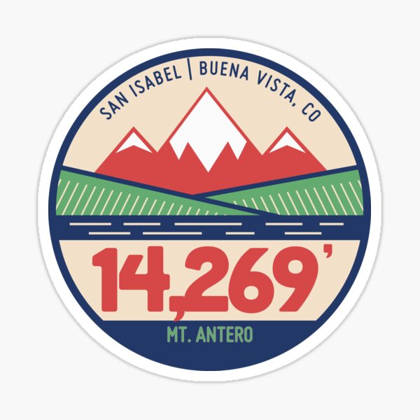 Mt. Antero - Plains Color Sticker