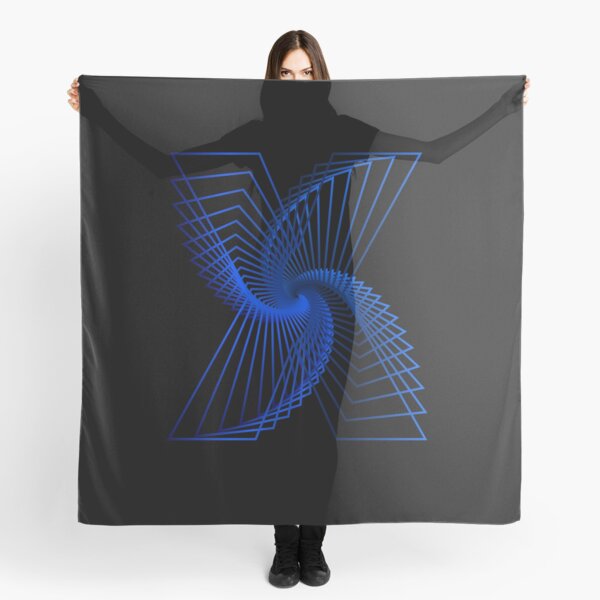 X Line Art Scarf